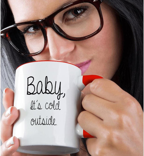 3dRose mug_235362_5 "Alcohol Because No Great Story Starts With A Salad" Ceramic Mug, Red, 11 oz...