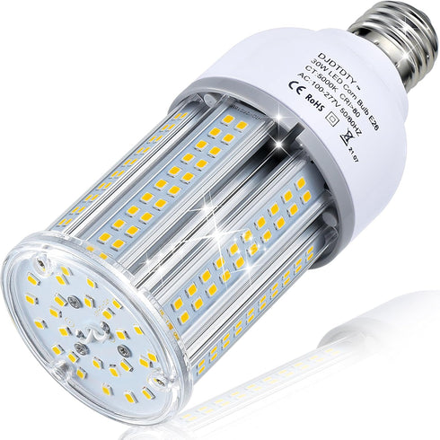 Amazon High Brightness LED Light Bulb?300W/200W/100W/60W A23 LED Corn Light Bulb, E26 E27 Base LED Corn Lamp, 5000 Lumen 5000K Daylight 110V~277V ...