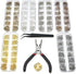 6Boxes Jump Rings for Jewelry Making Supplies Kit, 2280PCS Jump Rings and Lobster Clasps Jewelry Findings Kit for Jewelry and Necklace Repair with...