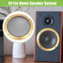 ACROPIX Universal 6.5" Car Speaker Grills Cover Mesh Round 6.5 Inch Audio Speaker Subwoofer Guard Protector Case with Screws Iron Gold Tone Black ...