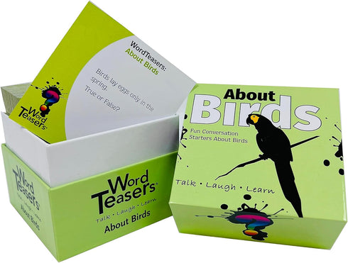 about Birds Conversation Starters - Conversation Cards for Bird Lovers - Gifts for Bird Watchers - Bird Game Trivia Cards - Fun Family Games - 150...