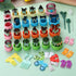 24 pcs Vegetable Cutter Shapes Sets Cookie Cutters Fruit Stamps Mold with 20 pcs Food Picks and Forks for Kids...