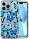 LUHOURI Designed for iPhone 13 Pro Case with Screen Protector - Crystal Acrylic Clear for Women and Girls - Slim Fit Protective Phone Cover 6.1" -...