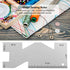 1Pcs Metal Sewing Ruler Quilting Ruler Sewing Tool Measuring Gauge Flexible Ruler Sewing Tool Accessory...