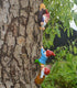 Gnome Statue Gift Climbing Rope Garden Gnomes Statue, Resin Garden Gnome Tree Hugger Outdoor Decor Accessories, Miniature Figurines Micro Garden G...