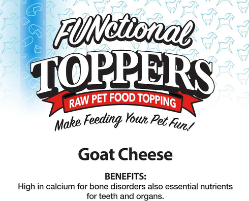 Northwest Naturals Freeze-Dried Goat Cheese Functional Topper - for Dogs & Cats - Healthy, 1 Ingredient, Human Grade Pet Food, All Natural - 4.5 O...