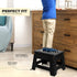 Utopia Home Folding Step Stool - (Pack of 1) Foot Stool with 9 Inch Height - Holds Up to 300 lbs - Lightweight Plastic Foldable Step Stool for Kit...