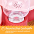 Noa Store Pet Food and Water Dispenser - 2 Removable Bowls - Gravity-Fed Drinking System for Cats and Dogs - 12x7x8 inches - Easy-to-Clean Feeder ...