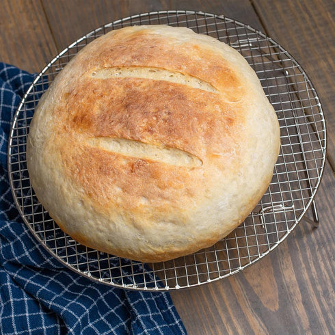 Round Cooking Rack 6-inch 201 Stainless Steel Cross Wire Barbecue Grill Net with 20mm Legs for Cooking Baking Steaming BBQ...