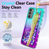 NGB Designed for Samsung Galaxy Note 20 & Note 20 5G Case, Aqua/Purple | Glitter Liquid Sparkle Cute Cover for Women Girls Kids | with Screen Prot...