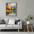 Posterizer 1 pcs- lake scene-nature-oil painting style 3-Landscape & Nature Art-Floral Botanical Art- Decor for Home & Office- unframed wall art...
