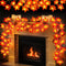 4 Pack Fall Decor Fall Garland with Lights Fall Decorations for Home, Total 40Ft 80LED Enlarged Maples Leaves Fall Lights Battery Operated Autumu ...