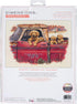 Dimensions 70-35405 Golden Ride Dog Counted Cross Stitch Set, 14 Cnt. Ivory Aida, 14" x 10"...