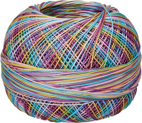 Handy Hands Lizbeth Premium Cotton Thread, Size 40, Spring Flower...