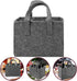 6 Bottle Wine Carrier Tote Reusable Grocery Bags for Travel Camping Picnic Wine Lover Vacation Picnic Dinner Party Storage Organizers Grey...