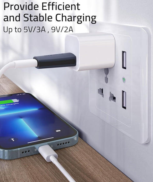 Syntech USB C to USB Adapter Pack of 3, USB C Female to USB 3.0 Male Adapter, Type C Charger Cable Power Converter Compatible with iPhone 15 iPad ...