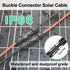 Solar Connectors Cable for 3 Solar Panels, Parallel 10AWG Solar Panel Connectors Y Branch Adapter Tool-free (FMMM/MFFF)...