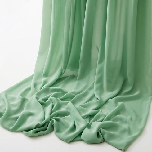 60" Wide Sage Green Chiffon Fabric by The Yard Soft Sheer Fabric for Wedding Arch Draping Fabric,Bridal Wedding Dress Sewing DIY,1 Yard...