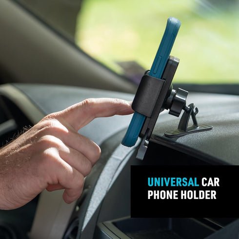 Nite Ize Squeeze Universal Dash Mount - Phone Holder & Mount for Car Dashboard - Cell Phone Accessories with Universal Design - Black......
