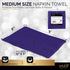 100 Pack Purple Beverage Napkins, Big Party Pack, 2 Ply, Ideal for Wedding, Party, Birthday, Dinner, Lunch, Cocktails. (5” x 5”) by Amcrate...