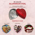 KitchenDance Disposable Aluminum Heart Shaped Cake Pan, 8 Inches, Without Lid - Perfect for Cakes, Chocolates, Baking, Storing, and Preparing Food...