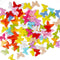 New 100pcs Mix Butterfly Plastic Buttons 22mm Sewing Craft 2 Holes (7/8"(22mm), Butterfly)...