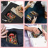RFID Credit Card Holder Wallets for Women, Small Card Case Wallet with Keychain and Zipper, Mushrooms Leather Card Holder Pocket Business Card Acc...