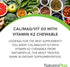 NaturesPlus Chewable Cal/Mag/VIT D3 with Vitamin K2 - 60 Chewable Tablets - Vanilla Flavor - Bone Health Supplement with Calcium , Magnesium , Vit...