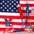 Eaasty American Flag Pens Bulk Patriotic USA Gel Ink Pen Independence Day Pen Stars Stripes Ballpoint Pens for Home School Office Supplies 4th of ...