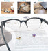 Black Reading Glasses Women Cute Small Round Readers +2.25 for Small Head/Petite Face,Lightweight Cheaters Reading Glasses w/Comfortable Spring Hi...