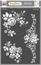 CrafTreat Rose Stencils for Painting on Wood, Canvas, Paper, Fabric and Wall - Bouquet of Roses - Size: A4 (8.3 x 11.7 Inch) - Reusable DIY Art an...