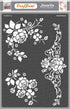 CrafTreat Rose Stencils for Painting on Wood, Canvas, Paper, Fabric and Wall - Bouquet of Roses - Size: A4 (8.3 x 11.7 Inch) - Reusable DIY Art an...