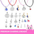 Modda Charm Bracelet Making Kit with Cute Bag, Assorted Beads, Charms, Necklace, Jewelry Making Kit for Girls, Crafts for Kids, Girls, Gift for gi...