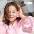 Altec Lansing Kid Safe 2-in-1 Bluetooth Headphones, Safe Volume Limiting, Foldable Design, Enjoy Audio and Protect Your Child's Hearing, Pink...