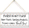 Please DO NOT Flush Paper Towels, Sanitary Products, Tissues & Wipes. Thank You! - Functional Sign for Bathroom Or WC Using A Septic Tank System (...