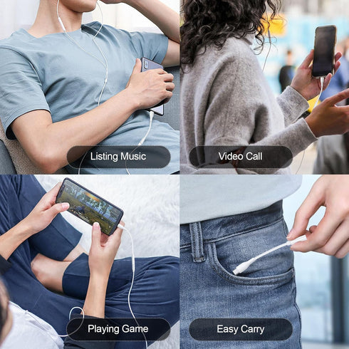 USB C to 3.5mm Audio Adapter Headphone Jack Adapter for Google Pixel 8A 8 Pro 7 6 7A 6A, Samsung Galaxy S24 Ultra S23 FE Plus S22 A15 A55 A35,iPho...