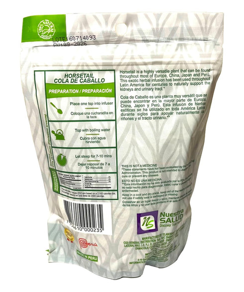 Horsetail Tea Cola de Caballo Hierba Herbal Tea Zip-Lock Bag (30g) 1.06oz- 100% Natural and Caffeine Free Detox...