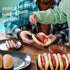 LURCH Hot Dog Buns Mold | Silicone Non-stick Flexiform Baking Pan | 5 Inch Hotdog Finger Food Snack Bread, Rolls, Cake and Eclair Tray | BPA Free...