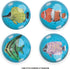 Deluxebase Mega Bounce - Coral Fish from Coral Fish Bouncy Balls for Kids with Enclosed Fish Figurines. Small Rubber Balls for Kids with Animal Fi...