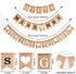 Blulu 3 Pieces Bridal Shower Decor Set Rustic Burlap Bunting Banner Gifts for Bachelorette Party Decoration(Black)...
