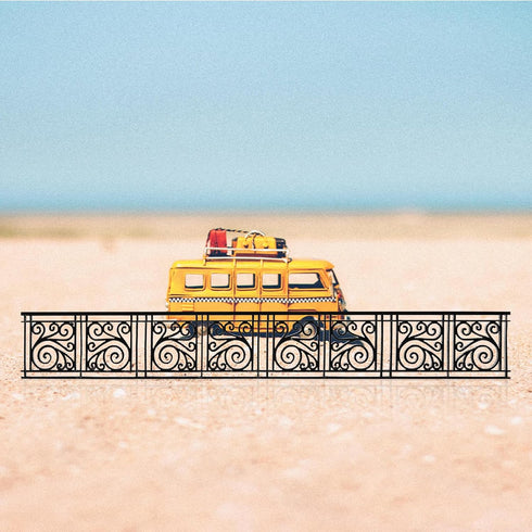 Yardwe 8pcs Miniature Garden Fence Fairy Garden Fence Micro-Landscape Dollhouse Decorations...