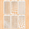 6 Pieces DIY Geometric Decorative Stencils Painting Templates Art Drawing Stencil Templates for Scrapbooking Cookie Tile Furniture Wall Floor Deco...