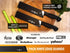 Chef Sac Knife Edge Guards | Universal Knife Cover & Professional Knife Protector | Durable BPA-Free ABS Plastic Knife Guards | Gentle Non-Scratch...