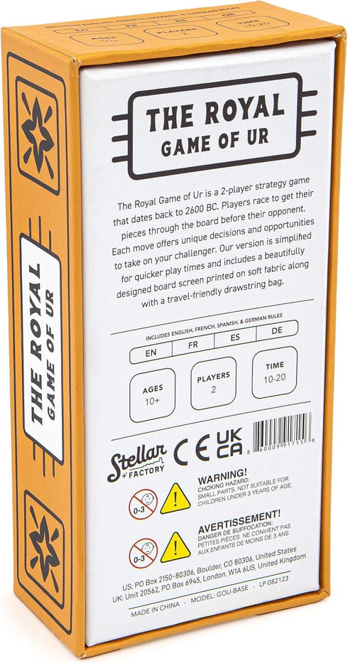 Stellar Factory The Royal Game of UR - Compact, Travel-Friendly | One of The Oldest Strategy Games in The World...