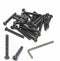 iexcell 25 Pcs 1/4-20 x 2" Alloy Steel 10.9 Grade Hex Socket Button Head Cap Screws Bolts Kit, Black Oxide Finish...