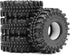 HOBBYSOUL 1.0 Mud Tires 61 * 22.4mm Super Soft Sticky 1.0 Crawler Tires for RC 1/18 TRX4M 1/24 AX24 SCX24 FCX24 Upgrade...