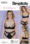 Simplicity Misses' and Women's Bra, Panty and Thong Sewing Pattern Kit by Madalynne Intimates, Design Code S9833, Multicolor...