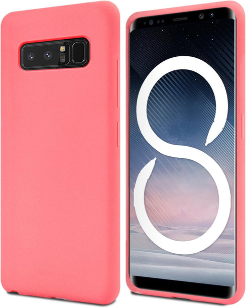 GOOSPERY Soft Feeling Jelly for Samsung Galaxy Note 8 Case (2017) Silky Slim Bumper Cover (Flamingo)...
