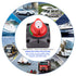 Marine Battery Disconnect Switch - Premium On-Off Position Master Cut Off Switch - 6V 12V 24V 48V - Battery for Boat, ATV, RV, UTV, Heavy Duty Wat...