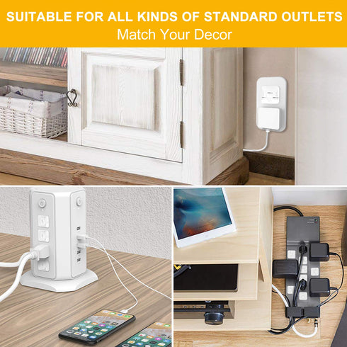 Outlet Covers Baby Proofing (40 Pack) with Hidden Pull Handle Outlet Plug Covers Prevent Electric Shock Hazard Outlet Protector Difficult for Kids...